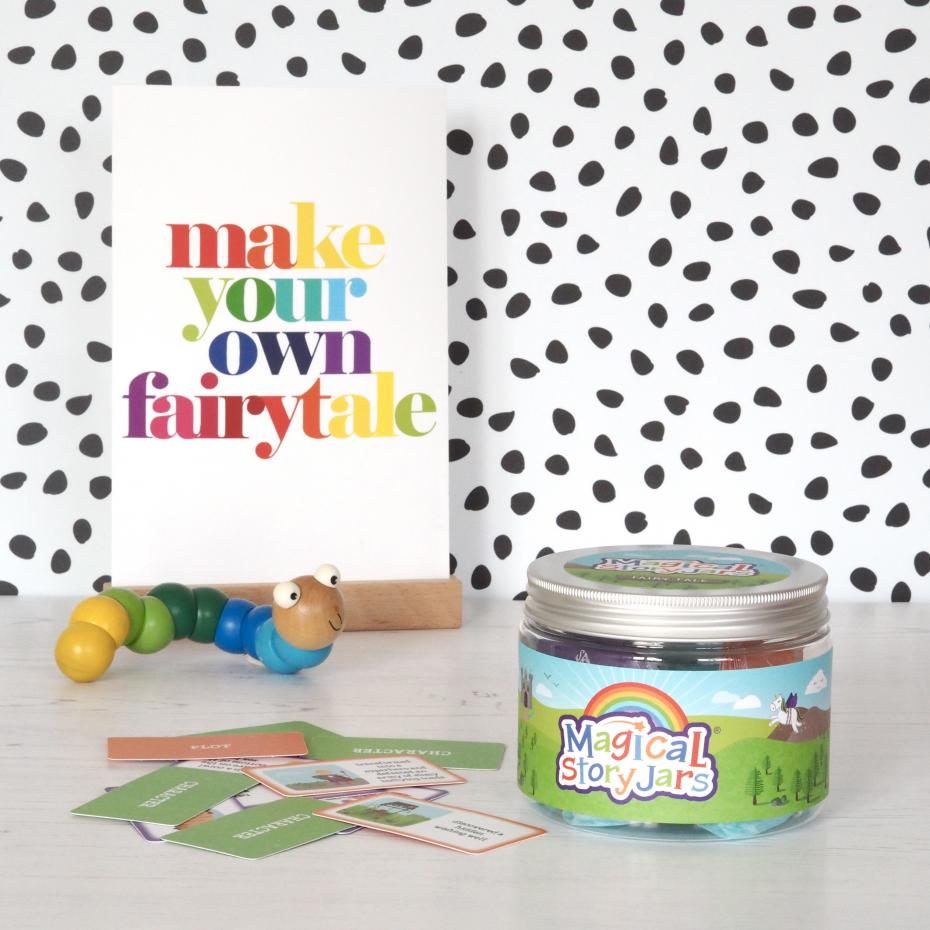 Fairy tale Magical Story Jar and story cards